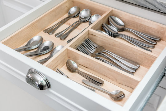 Kitchen Drawers Spoon And Fork