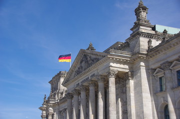Reichstag, the famous parliament of Germany