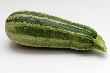Zucchini on white