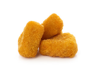 Fried Cheese isolated on white background