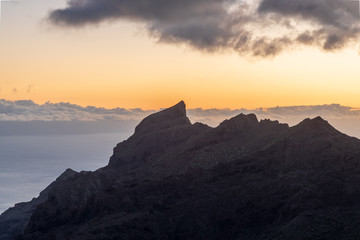 Nature and vulcanic landscapes in Tenerife, Spain