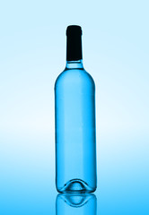 full colorful bottle of wine