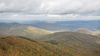 Fototapeta premium Beautiful mountains in Poland - Bieszczady