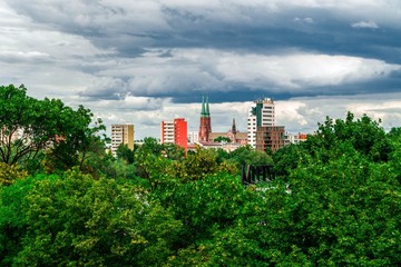 Obraz premium Warszawa wśród zieleni