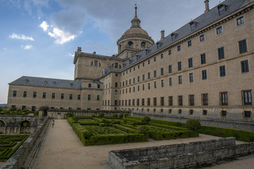 Jardines del Real Monasterio de San Lorenzo de El Escorial en Madrid