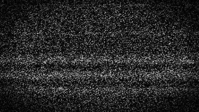 Television test pattern and static noise, abstract technology background