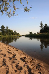 River in the summer