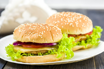 cheeseburger quick and tasty breakfast