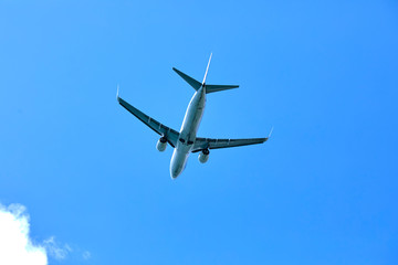 airplane in the sky