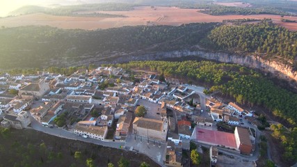 Alarcon, Cuenca (España) a vista de drone