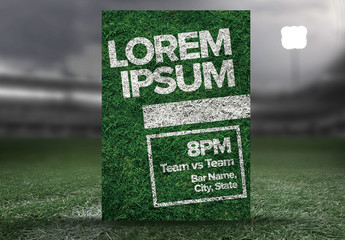 Soccer Event Flyer Layout