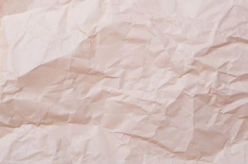 orange crumpled paper texture background
