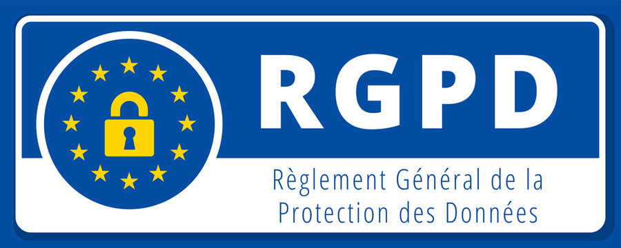EU-RGPD sign illustration