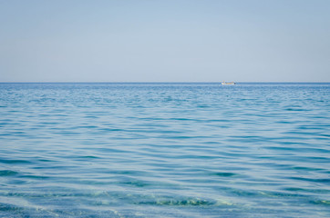 Boat on the high seas must 