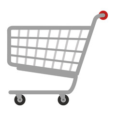 Naklejka na ściany i meble shopping cart isolated icon