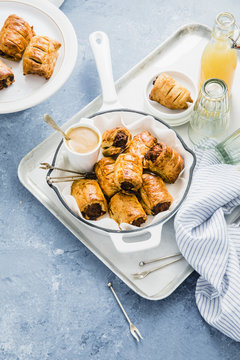 Vegetarian Breakfast Sausage with Honey Mustard Sauce