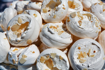 Bise dessert background closeup