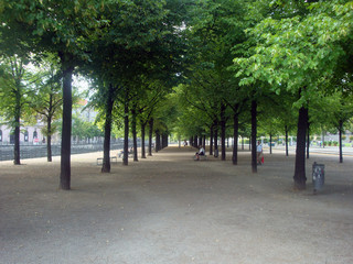 Holiday travel in parks. Tourists visit Europe. Traveling outdoors in city, enjoying life.