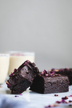 Earl grey brownies