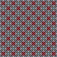 Colorful digital art, Oriental pattern, geometric texture, Mystical motif,  Abstract background, Fantastic design.