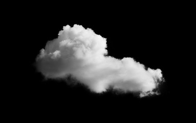 clouds on black background