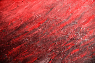 Red abstract background in watercolor style
