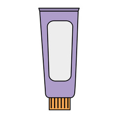cream tube product icon vector illustration design
