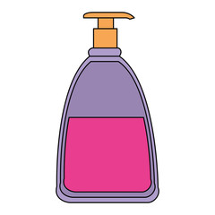 bottle soap product icon vector illustration design