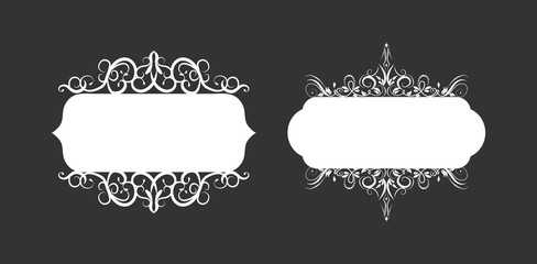 Vector illustration of old style label