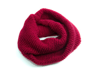 Scarf isolated on white background.