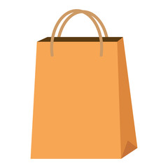 market paper bag icon vector illustration design