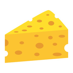 cheese piece isolated icon vector illustration design
