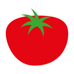 fresh tomato healthy food vector illustration design