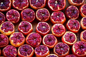 pomegranate at Tel Aviv market