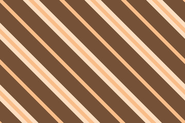 Seamless pattern with diagonal lines. Traditional background for print on fabric, textile, surface, gift wrapping. Brown, beige, pink color.