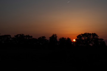Sun Set Silhouette