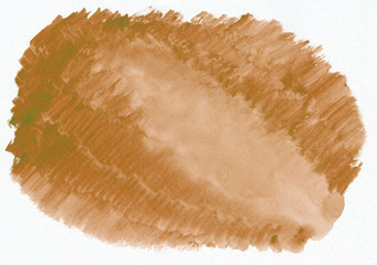 Orange ginger horizontal  watercolor  gradient  hand drawn  background. It's useful for graphic design, backdrops, prints, wallpaper and etc.