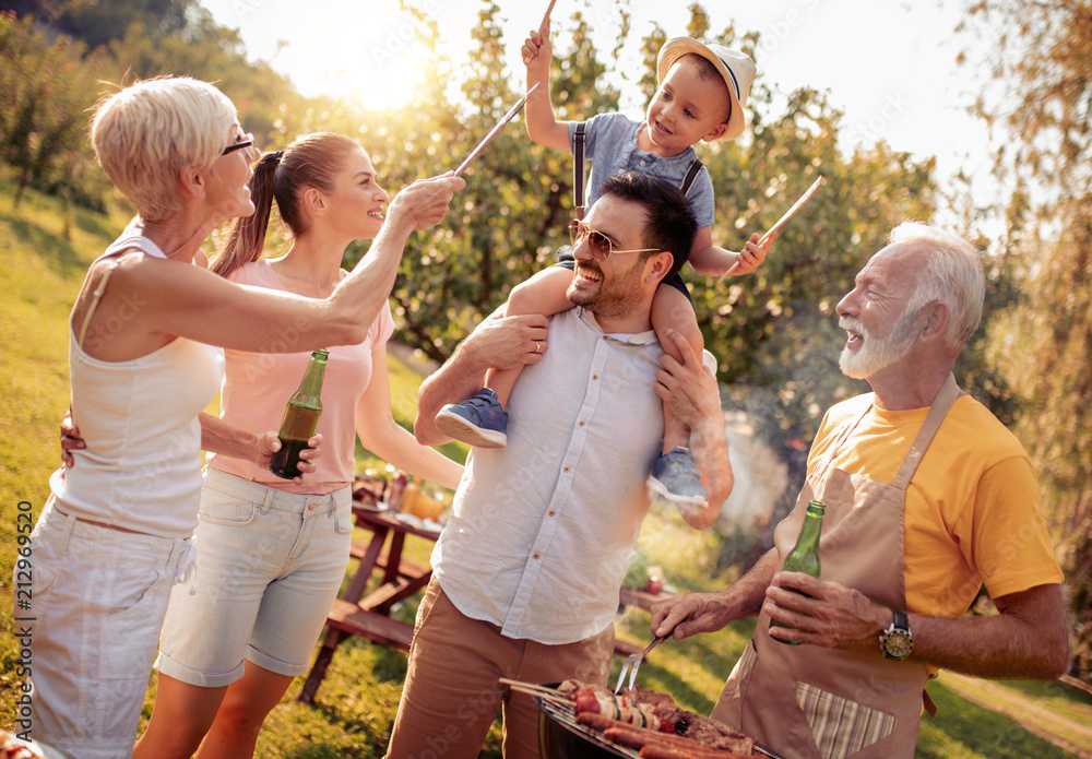 Canvas Prints barbecue time