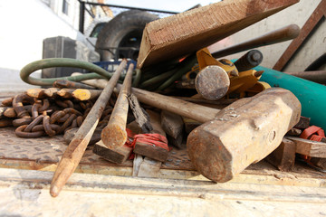 tools of the construction trade.