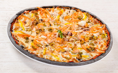 Pizza with Seafood