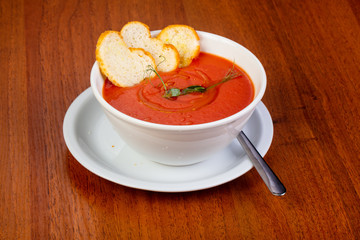 Delicious gaspacho soup