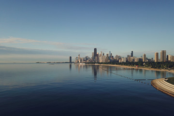 Fototapeta premium view of downtown Chicago