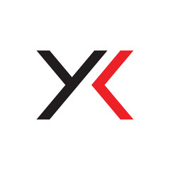 Obraz premium YK logo letter design