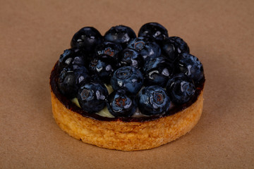 Tartlet with blueberry