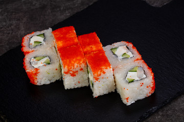 Japanese roll with crab