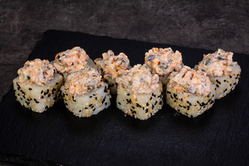 Japanese spicy sushi