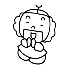 Character in Journey to the West, the Chinese Mythology Novel Tale