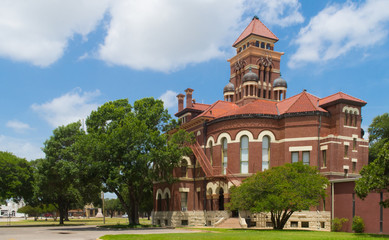 the grand Gonzales County courthouse built in 1894