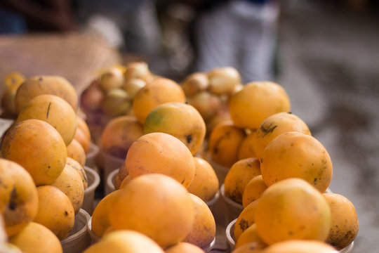 Fruit mango for sale at the popular fair