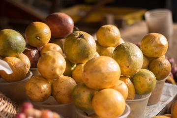 Passion fruit for sale at the popular fair